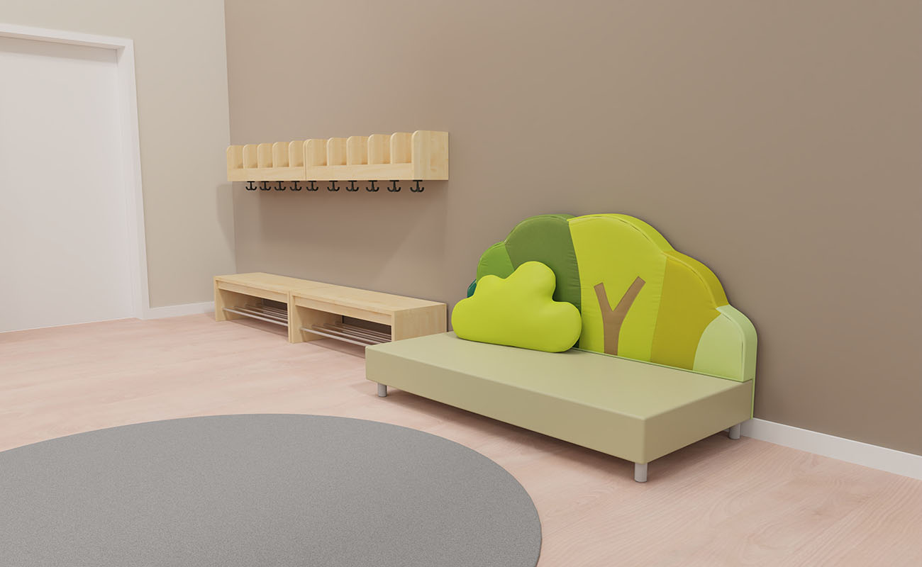 Garderobe Herzlich Willkommen Ausschnitt mit Flexeo Armadio Garderobe und Betzold Waldsofa