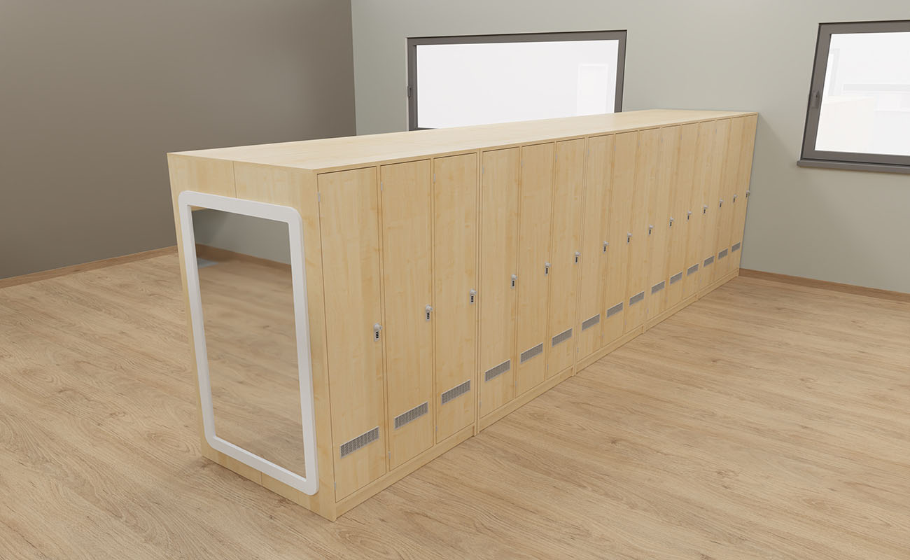 Garderobe Ordentliche Ecke Garderobe Ordentliche Ecke Ausschnitt mit Flexeo Armadio Garderobenschränken und EduCasa Spiegeln