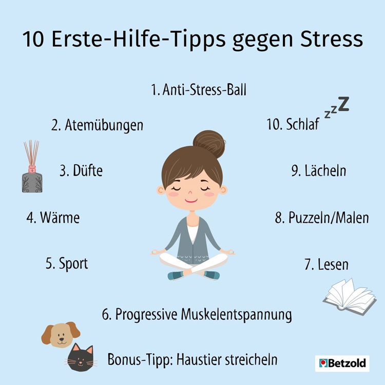 10 Tipps gegen Stress