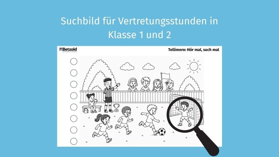 Fussball-Suchbild