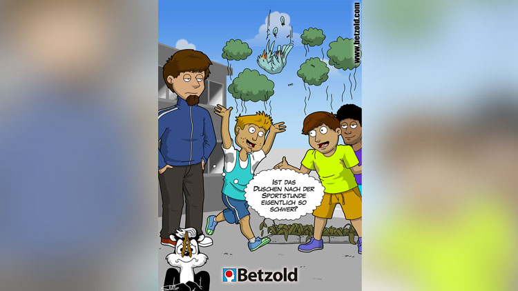 Comic: Lehrer klagt über miefende Schüler