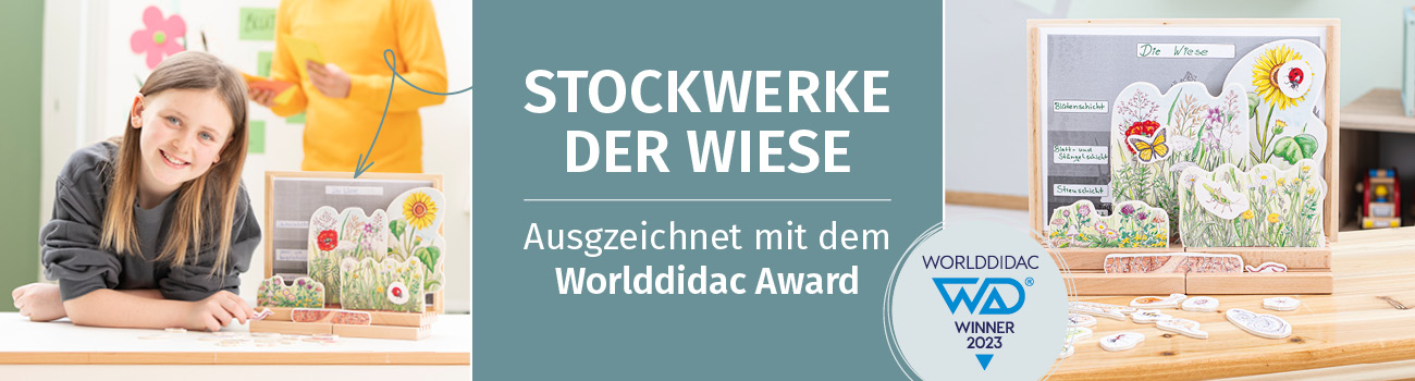 Ausgezeichnet mit dem Worlddidac Award: Stockwerke der Wiese