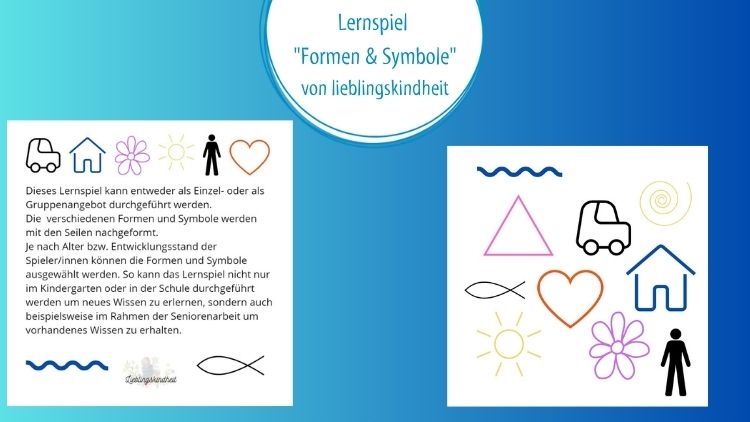 Lernspiel: Formen und Symbole