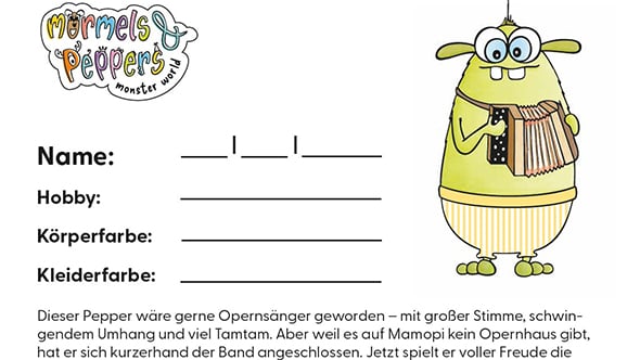Vorschau Arbeitsblätter „Hellgrüne Pepper“