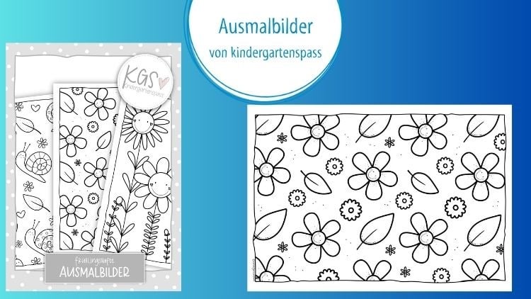 Ausmalbilder: Frühling