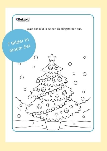 Ausmalbilder: Weihnachten