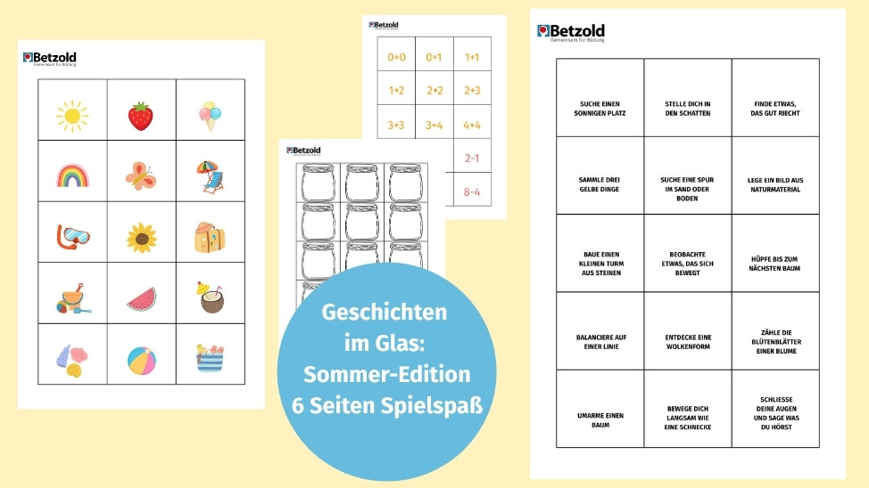 Vorlage: Geschichten im Glas - Sommer