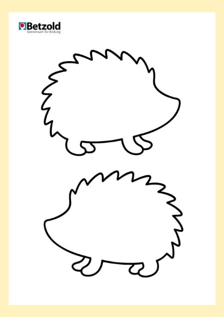 Vorlage: Pompon-Igel