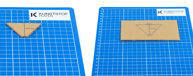 DIY-Hologramm - Schablone aus Pappe erstellen