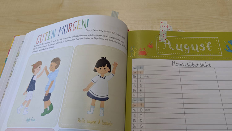Aktivität "Begrüssung im Kindergarten" aus dem Betzold Kita-Planer.