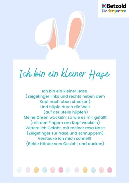 Fingerspiel: Kleiner Hase