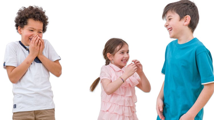 Kinder haben Spass