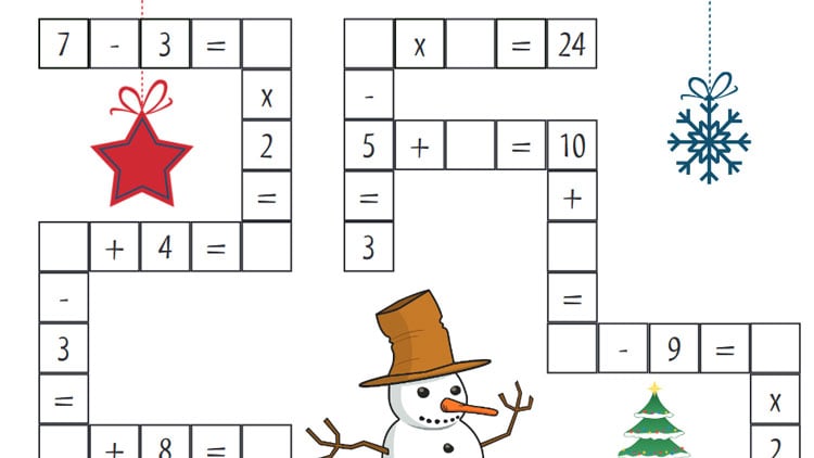 Arbeitsblätter: Weihnachtliche Mathematik
