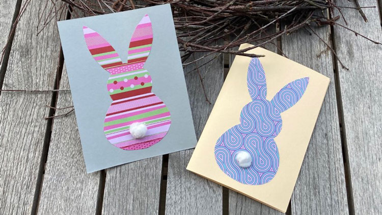 Osterkarte Hase