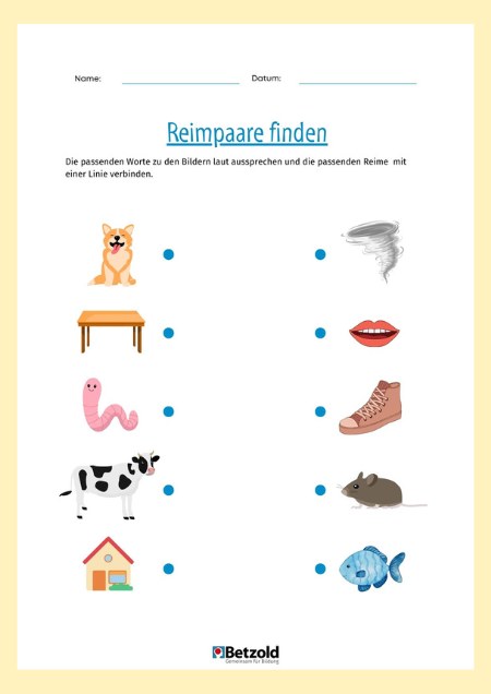 Reimpaare finden