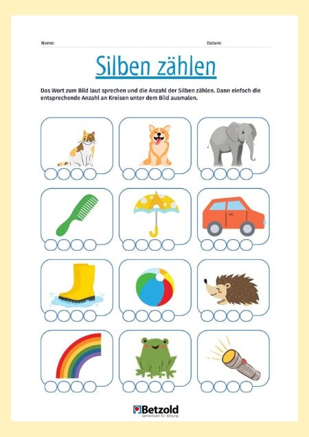 Silben zählen