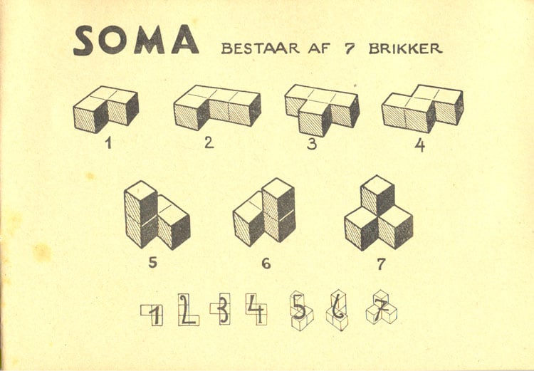 Soma-Würfel Anleitung 1934