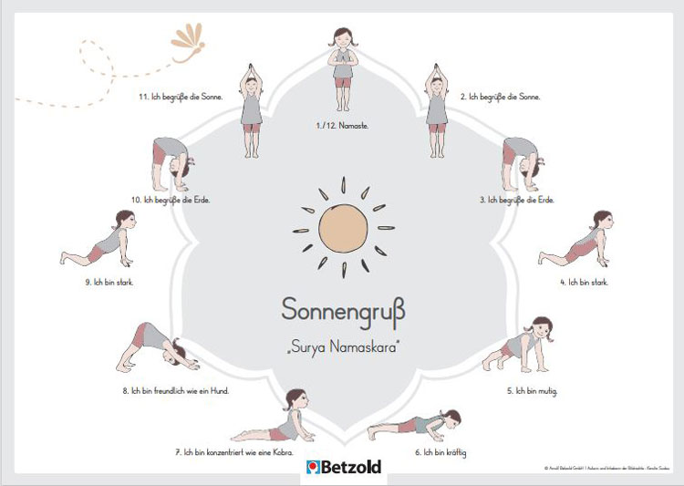 Kinderyoga: Sonnengruss