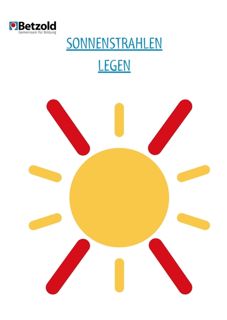 Vorlage: Sonnenstrahlen legen