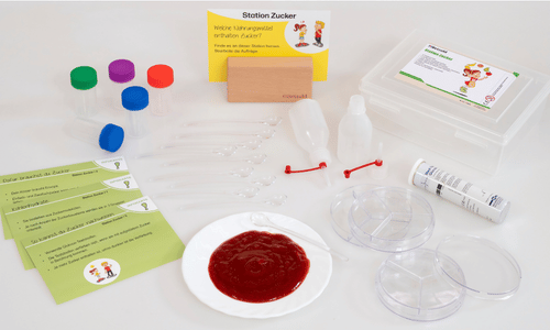 Material der Station zur Untersuchung von Zucker
