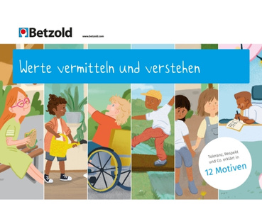 Illustrationen von spielenden Kindern im Zusammenschnitt
