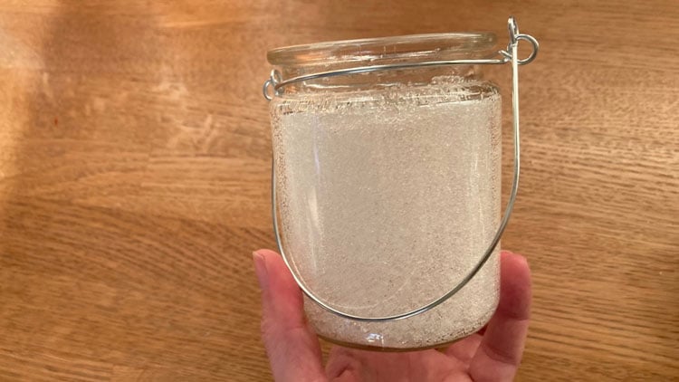 Windlicht Zuckerglas