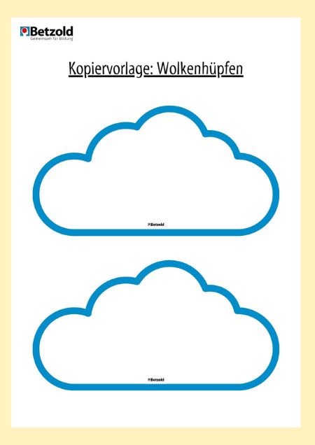 Bewegungsspiel: Wolkenhüpfen