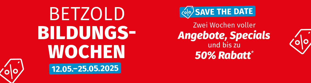 Betzold Bildungswochen: 12.05.-25.05.2025