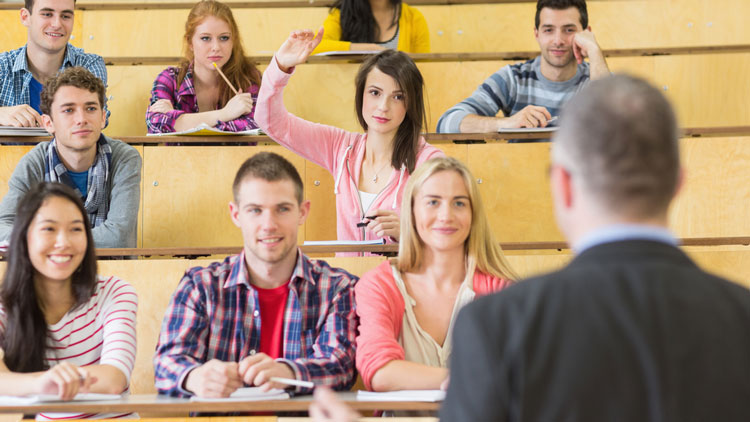 Studenten im Hörsaal