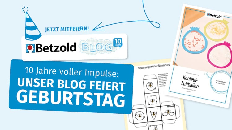 Grafik mit Downloaddateien zum 10-jährigen Jubiläum des Betzold Blogs