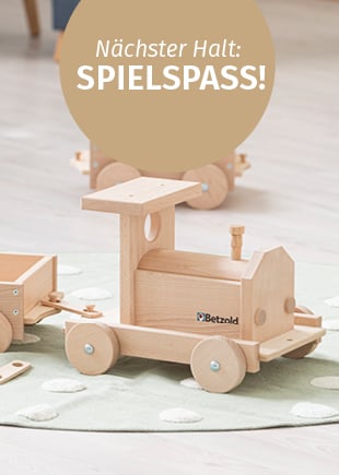 Eisenbahnspielewelt Lokomotive aus Holz