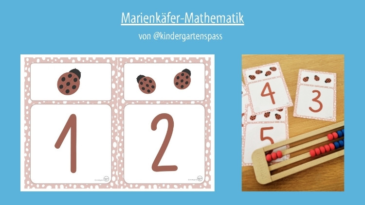 Vorlage: Marienkäfer-Mathematik