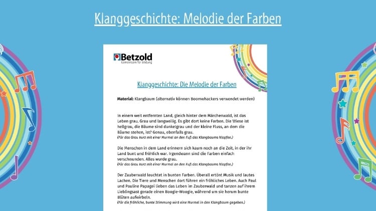 Klanggeschichte: Melodie der Farben