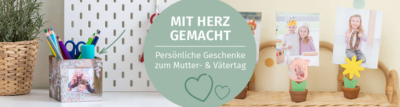 Mutter- und Vätertagsbasteln