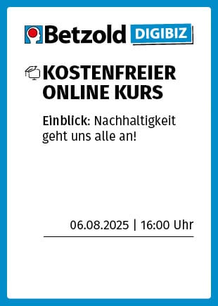 Einblick: Nachhaltigkeit geht uns alle an am 06.08.2025