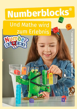 Numberblocks bei Betzold entdecken: Mathe wird zum Erlebnis Kinder entdecken spielerisch die Welt der Zahlen mit Numberblocks. Bunte Zahlenbausteine und Lernspiele fördern das Zählen, Rechnen und mathematische Verständnis.