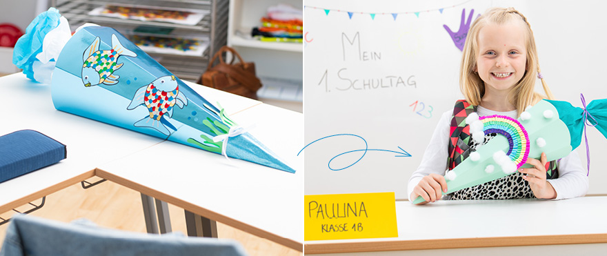 Schultüten basteln