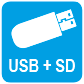 USB + SD